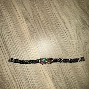 ⭐️Black Beaded Bracelet‎ with Colorful Accents⭐️